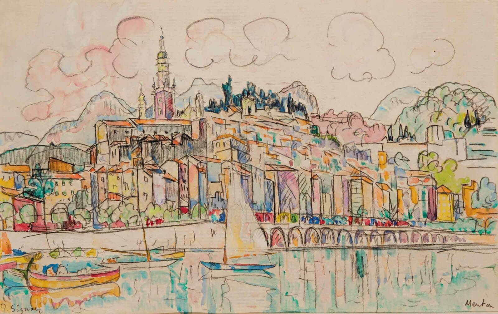 Paul Signac, Menton, 1931