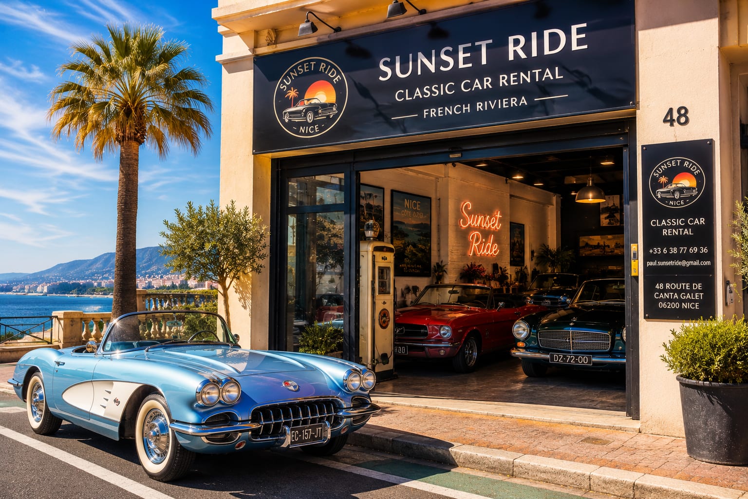 Illustration of Sunset Ride Nice