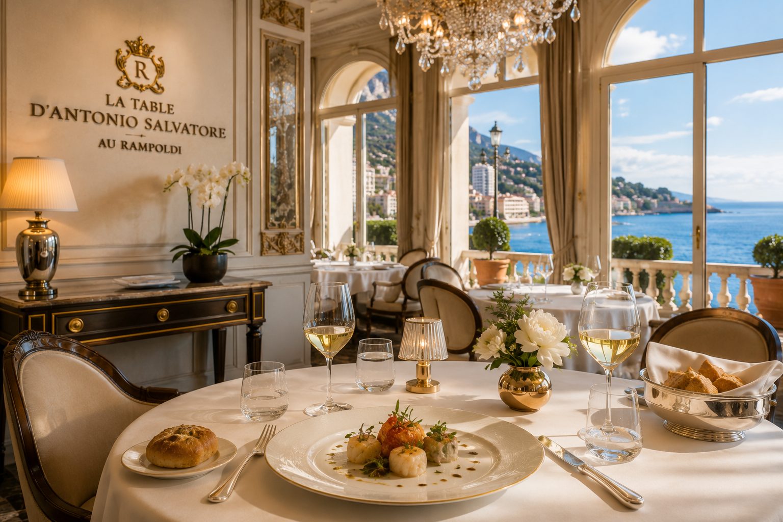 Illustration of La Table d'Antonio Salvatore au Rampoldi in Monaco