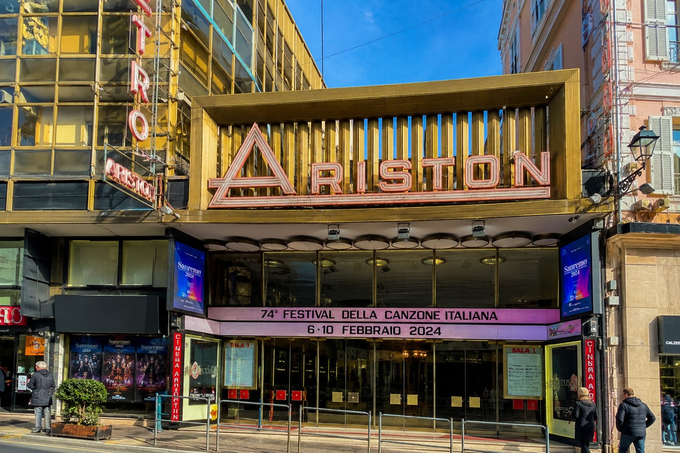Illustration of Teatro Ariston Sanremo
