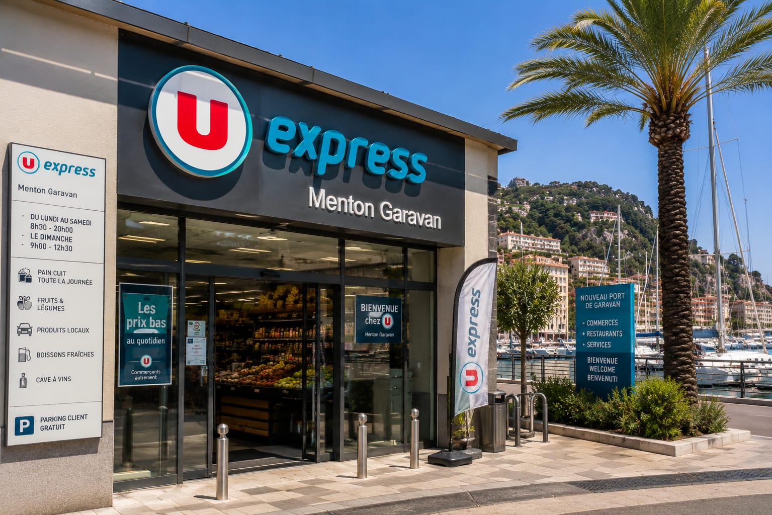 Illustration of U Express Menton Garavan