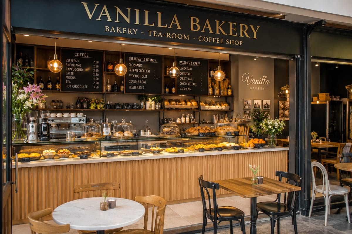 Illustration of Vanilla Bakery in Menton