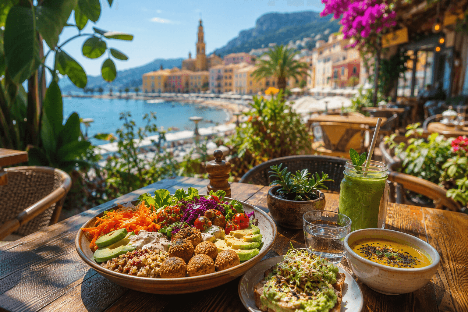 Vegan dining options in Menton and nearby Riviera cities