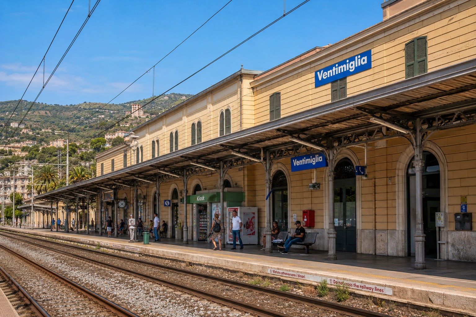Illustration of Ventimiglia Station