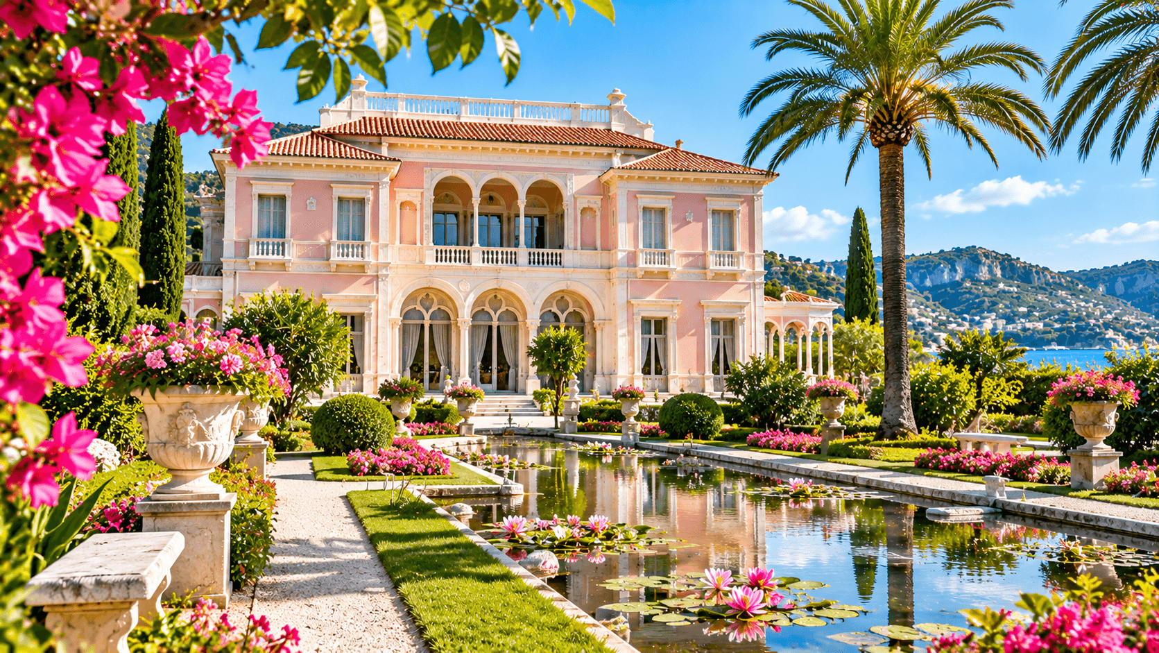 Illustration of Villa Ephrussi de Rothschild