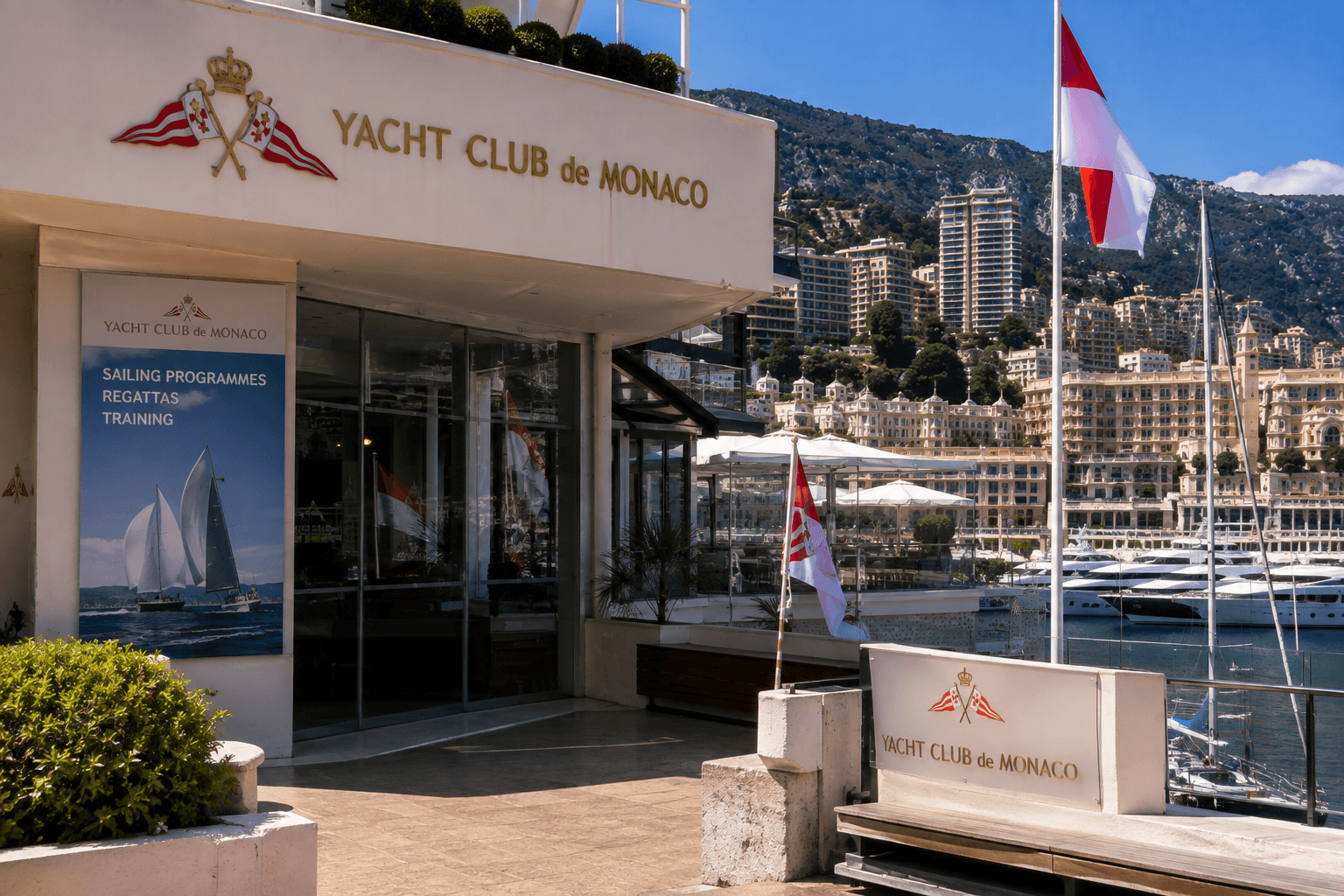 Illustration of Yacht Club de Monaco sailing programmes